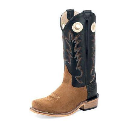 Kid's Old West Tan Roughout Boots 8209 - Crazy House Western Wear