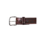 Boy's Cowboy Chrome Brown Cross Gallop Belt 855