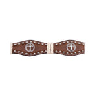 Boy's Cowboy Chrome Brown Cross Gallop Belt 855