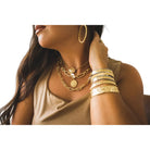 Women's West & Co 18K Gold Plated 20" Rope Link Chain WC-N01G-20