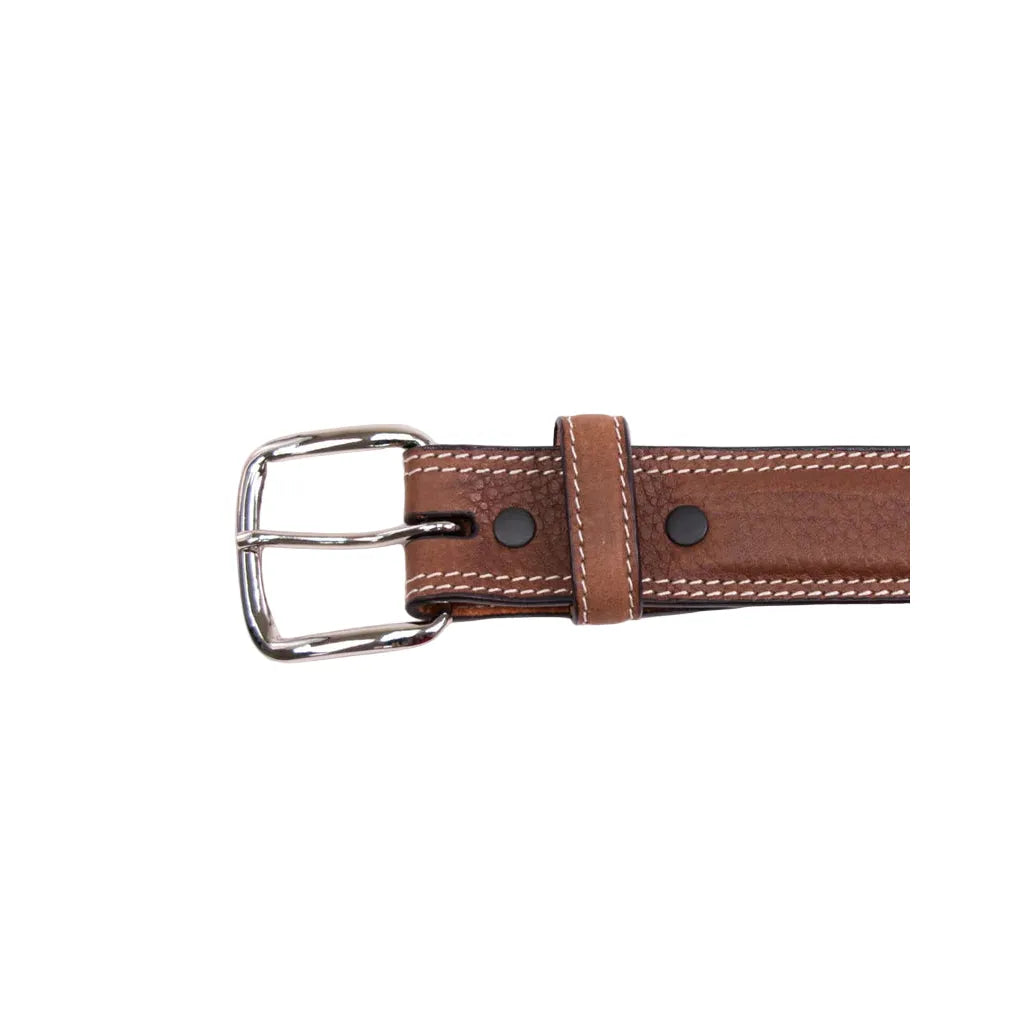 Boy's Cowboy Chrome Brown Rawhide Remuda Belt 885