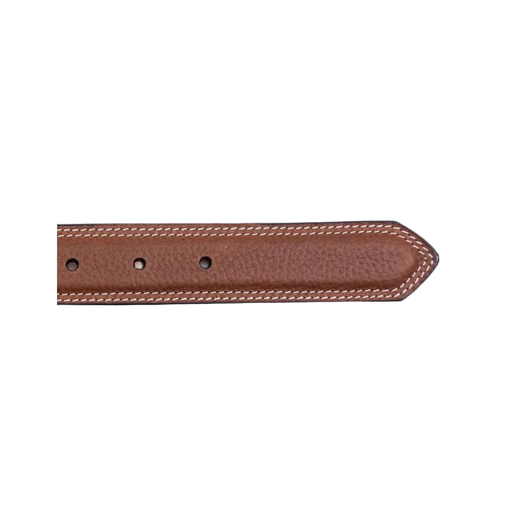 Boy's Cowboy Chrome Brown Rawhide Remuda Belt 885