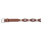 Boy's Cowboy Chrome Brown Rawhide Remuda Belt 885