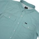 Men's San Jac Short Sleeve Mint Colored Button Up COA-SS-MINT - Crazy House Western Wear