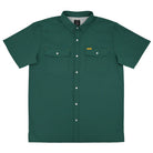 Men's SanJac Short Sleeve The Masters Green Performance Pearl Snap Shirt COA-SS-MAST