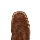 Rios Cigar Suede Full Quill Ostrich with 13" Cognac Lava Top - Crazy House Western Wear