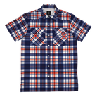 Men's SanJac Short Sleeve Plaid Snap Up Shirt COAHUILA-S/S-PLAID - Crazy House Western Wear