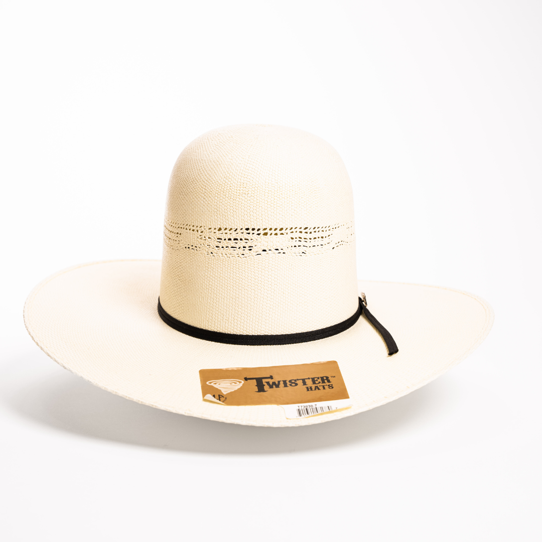 Twister Bangora 4.25" Straw Hat T73838 - Crazy House Western Wear