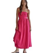 By Together Women's Pink Striped Promenade Dress 