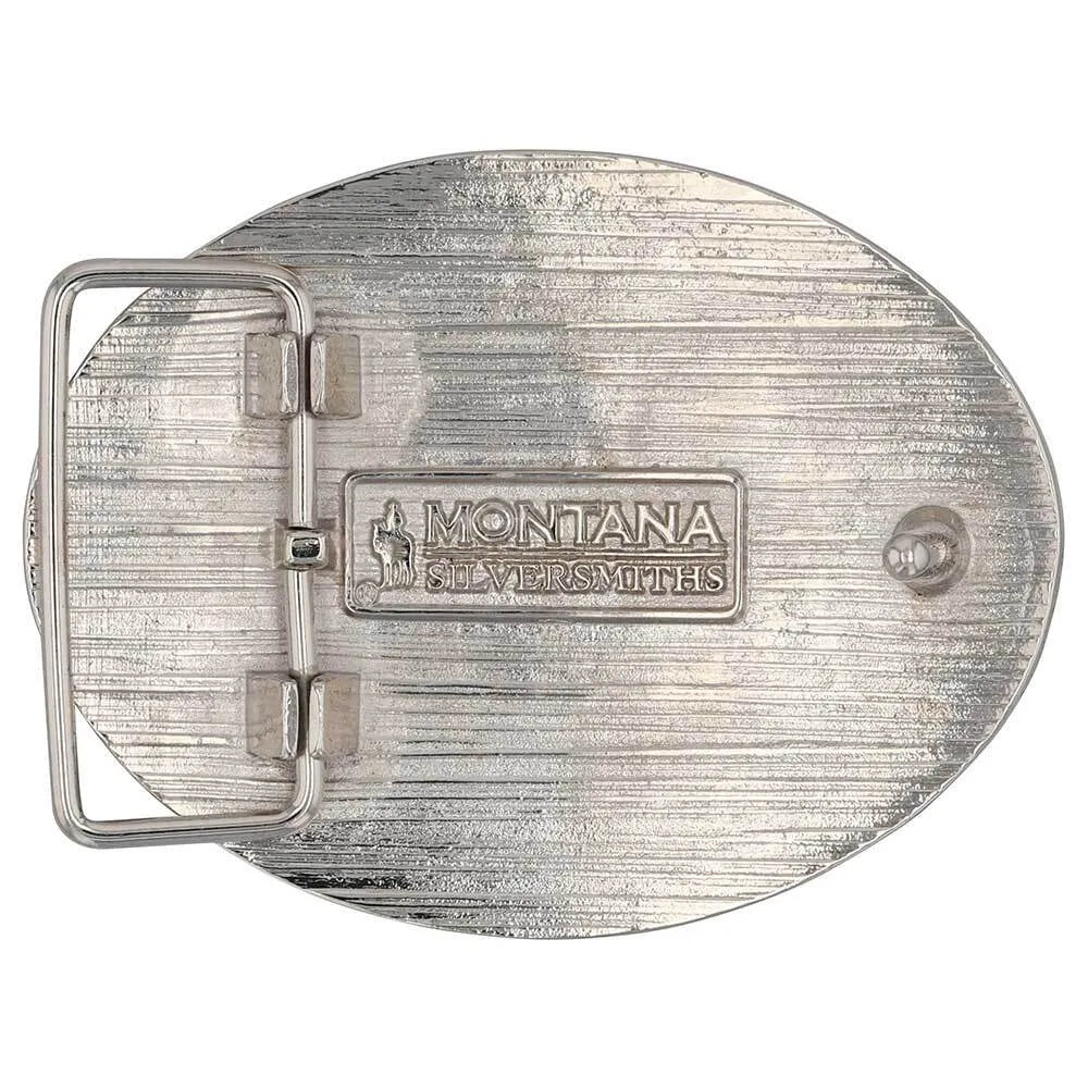 Montana Silversmiths Tri-tone Christian Cowboy Attitude Buckle A1005