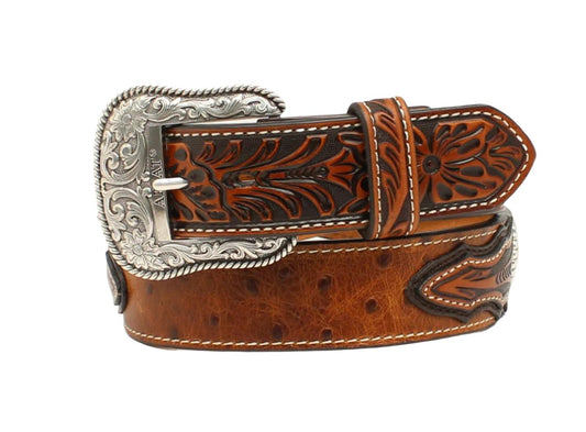 Ariat Ostrich Print Belt - Crazy House Western Wear