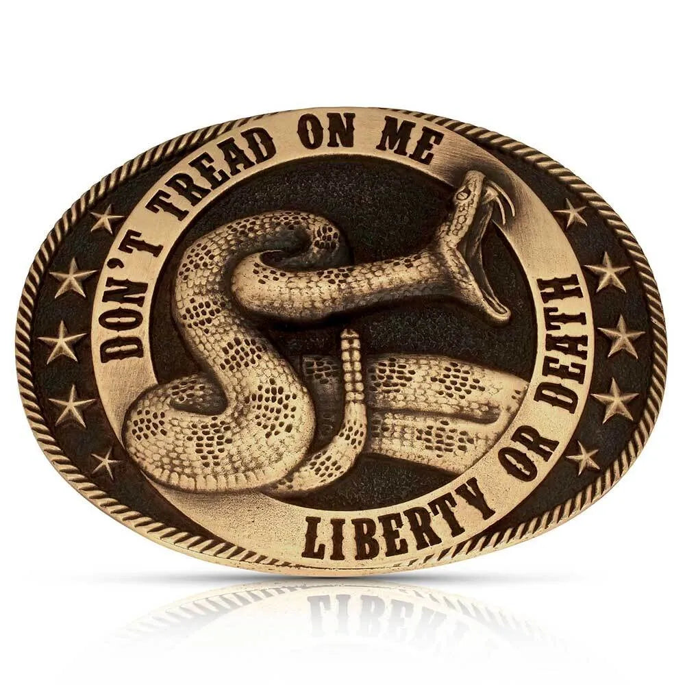 Men's Montana Silversmiths Liberty or Death Heritage Buckle A1064C
