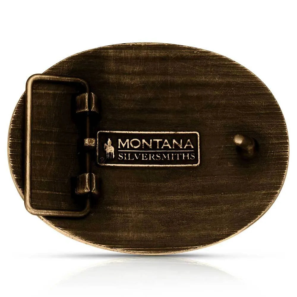 Men's Montana Silversmiths Liberty or Death Heritage Buckle A1064C