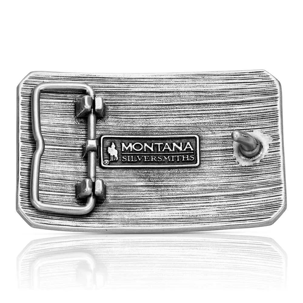 Men's Montana Silversmiths American Cowboy Bull Rider Buckle