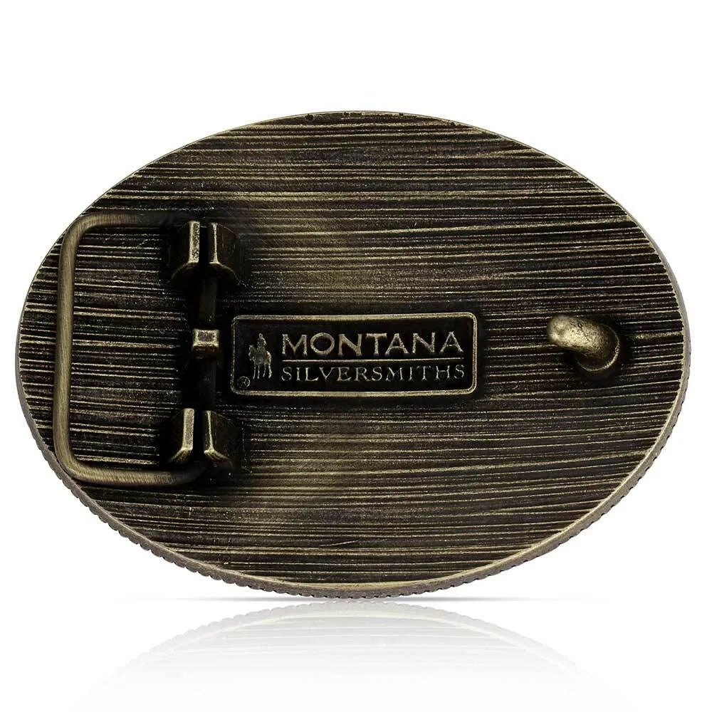 Men's Montana Attitude Faith in Him Christian Cowboy Buckle A1080C