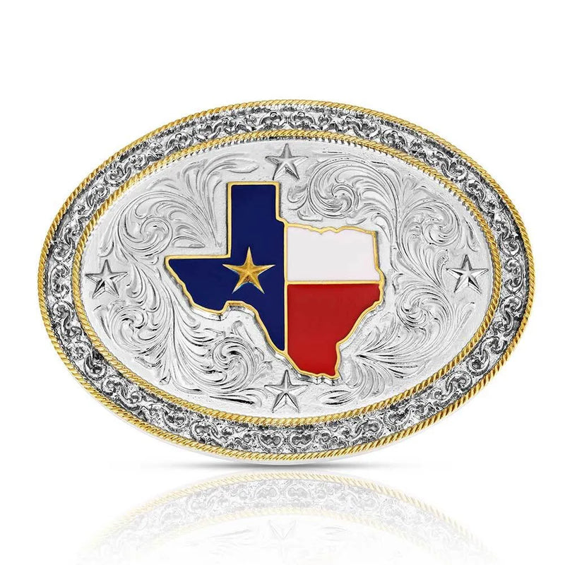 Men's Montana Attitude Lone Star Pride Buckle A1082P