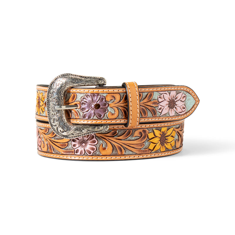 Women's Ariat Multi Colored Floral Body Belt
