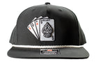 Men's Ariat Black Embroidered Ace Playing Cards Cap A300086901