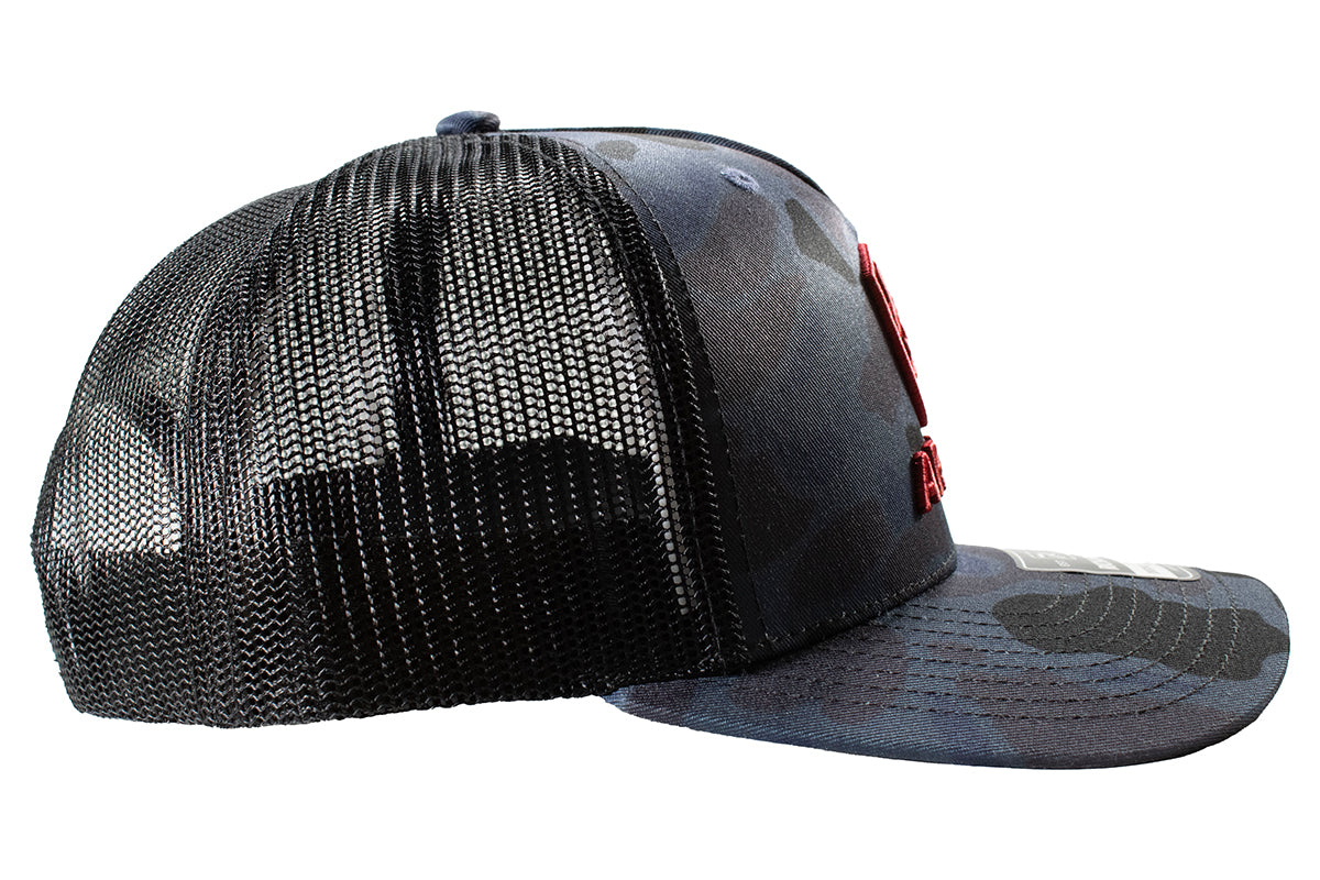 Men's Ariat Navy And Black Mesh Snapback A300090103