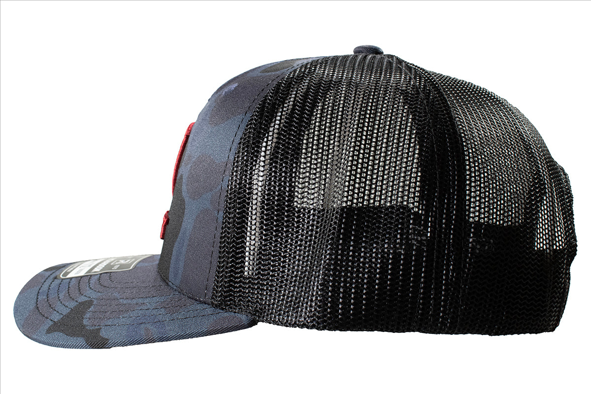 Men's Ariat Navy And Black Mesh Snapback A300090103