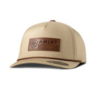 Men's Ariat Khaki Snapback Closure Cap with Patch A3000903146