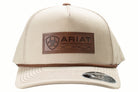 Men's Ariat Khaki Snapback Closure Cap with Patch A3000903146