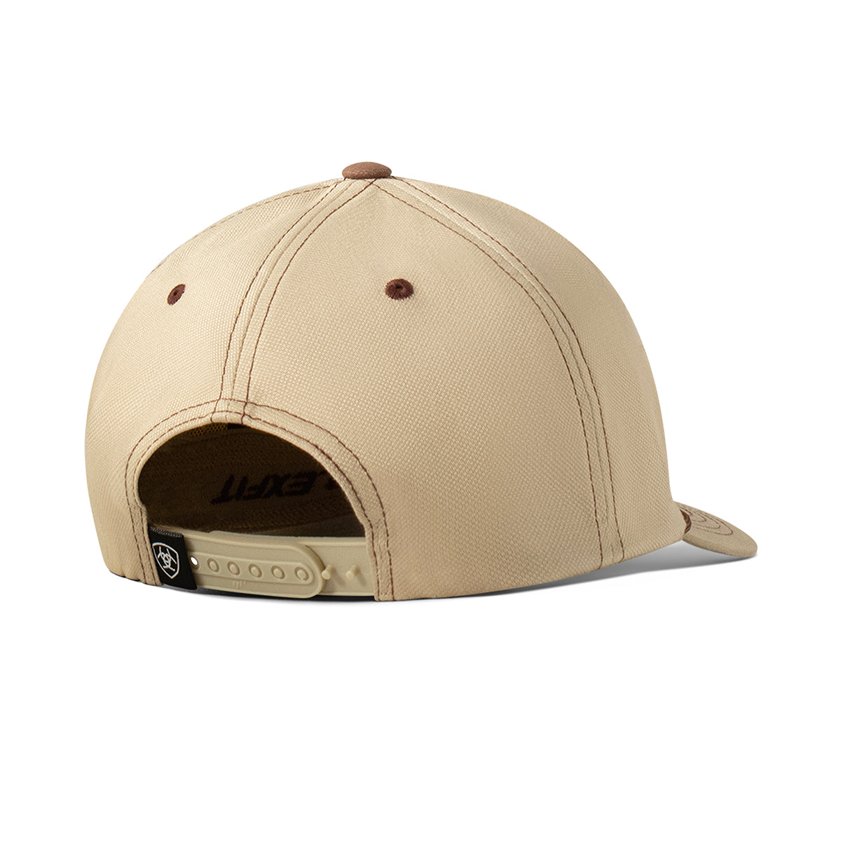 Men's Ariat Khaki Snapback Closure Cap with Patch A3000903146