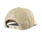 Men's Ariat Tan Mesh Snapback with Boot Stitching A300092308