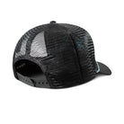 Women's Ariat Black Ponyflo Cap with Blue Stitching A300093133