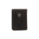 Men's Ariat Rowdy Brown Ariat Shield Concho Bifold Money Clip A35117282 - Crazy House Western Wear