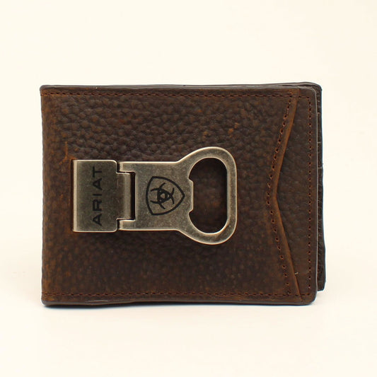 Men's Ariat Money Clip Wallet A35119282 - Crazy House Western Wear