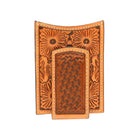 Men's Ariat Tan Money Clip Style Top Grain Leather Wallet A3536208 - Crazy House Western Wear