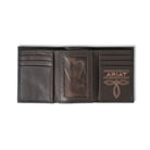 Men's Ariat Black Trifold Style Wallet with Ariat Logo A3545901 - Crazy House Western Wear