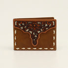 Men's Ariat Bifold Style Wallet Medium Brown A3547344 - Crazy House Western Wear