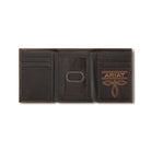 Men's Ariat Rowdy Brown Trifold Ariat Logo Wallet A35508282 - Crazy House Western Wear