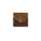 Men's Ariat Large Bifold Croco Textured Wallet A3553002 - Crazy House Western Wear