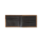 Ariat Men's Light Brown Floral Tooled Wallet with Overlay A3555702
