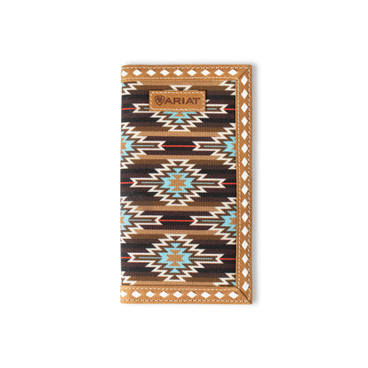 Men's Ariat Brown Rodeo Style Wallet A3559102 - Crazy House Western Wear