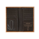 Men's Ariat Natural Color Rodeo Style 100% Leather Wallet A3559748 - Crazy House Western Wear