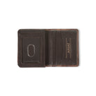 Men's Ariat Brown Bifold Flip Style Wallet 100% Leather A3560102 - Crazy House Western Wear