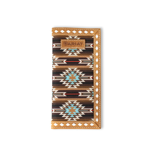 Boy's Ariat Brown Rodeo Style Wallet A3560702 - Crazy House Western Wear