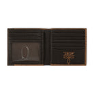 Men's Ariat Rowdy Brown Large Bifold Genuine Leather Style Wallet A35622282 - Crazy House Western Wear