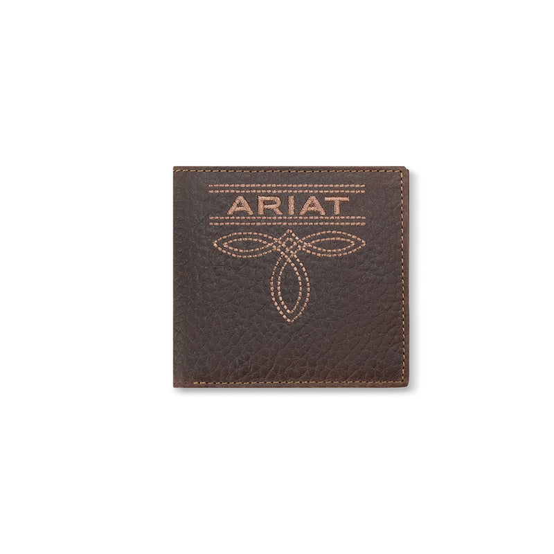 Men's Ariat Brown Large Bifold Style Wallet A3563502