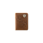 Men's Ariat Tan Bifold Flip Style Wallet A3564208 - Crazy House Western Wear