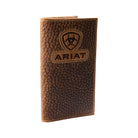 Men's Ariat Brown Rodeo Style Textured Wallet A3564702