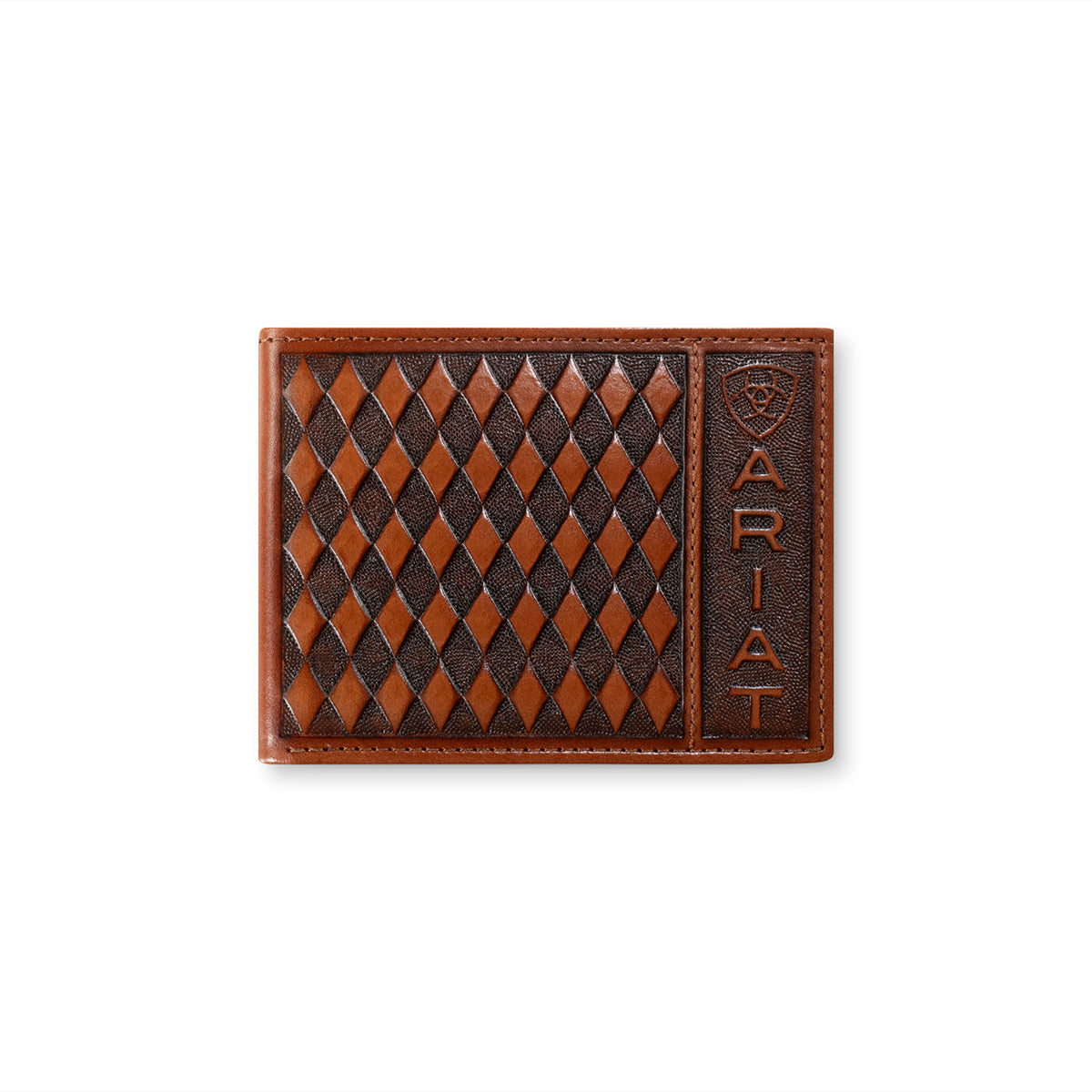 Ariat Men's Diamond Embossed Bifold Wallet A3568602