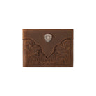 Ariat Men's Bifold Tooled Wallet with Overlay