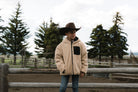Burlebo Boy's Tan Mountain Fleece Hoodie Jacket Y-MFHJ-TAN