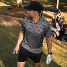 Men's Burlebo Performance Polo - Stone Camo PP-STOC - Crazy House Western Wear