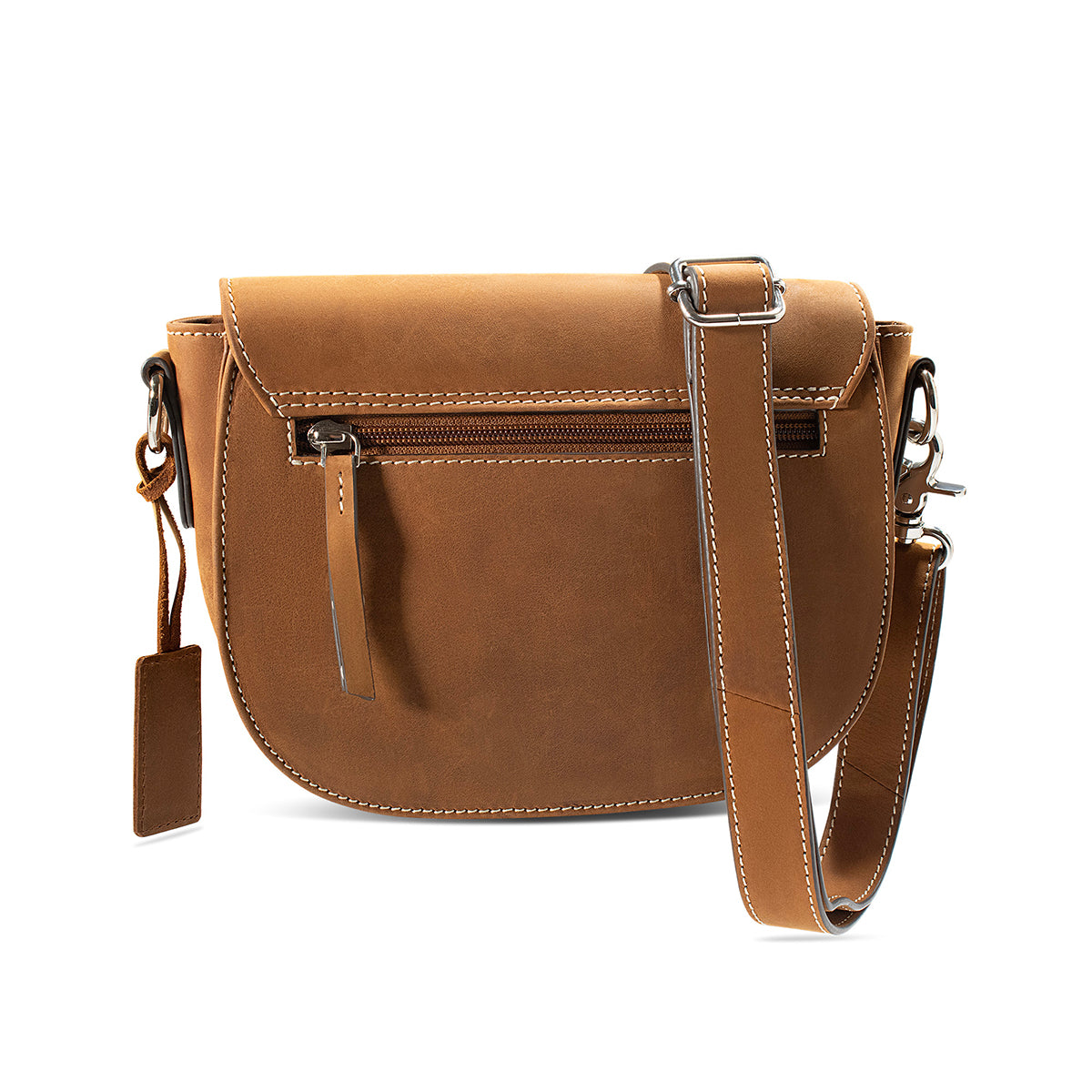 Women's Ariat Medium Brown Small Crossbody Purse with Boot Stitching A770020044